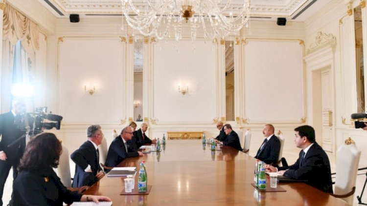 Prezident Xorvatiyanın xarici və Avropa işləri üzrə nazirini qəbul etdi