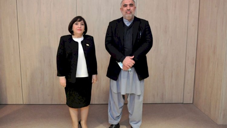Sahibə Qafarova İspaniyada Pakistan Milli Assambleyasının sədr ilə görüşdü - Foto