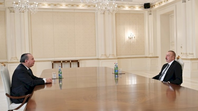 İlham Əliyev ABŞ rəsmisi ilə görüşdü