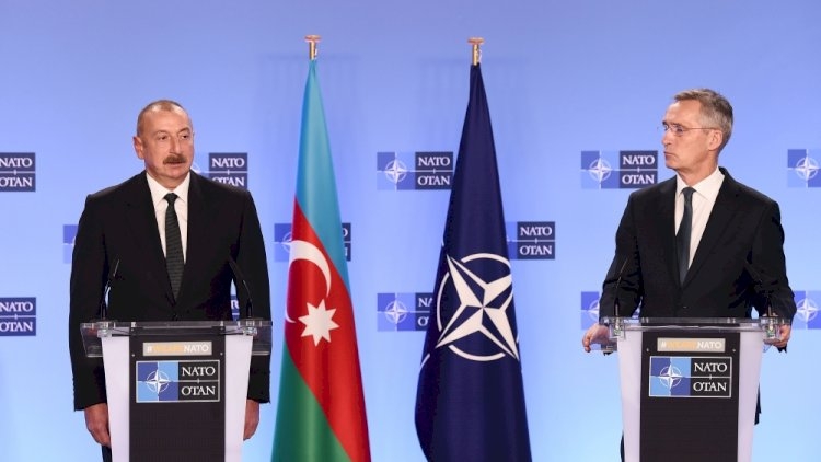 Brüsseldə Azərbaycan Prezidenti ilə NATO-nun Baş katibinin birgə mətbuat konfransı olub