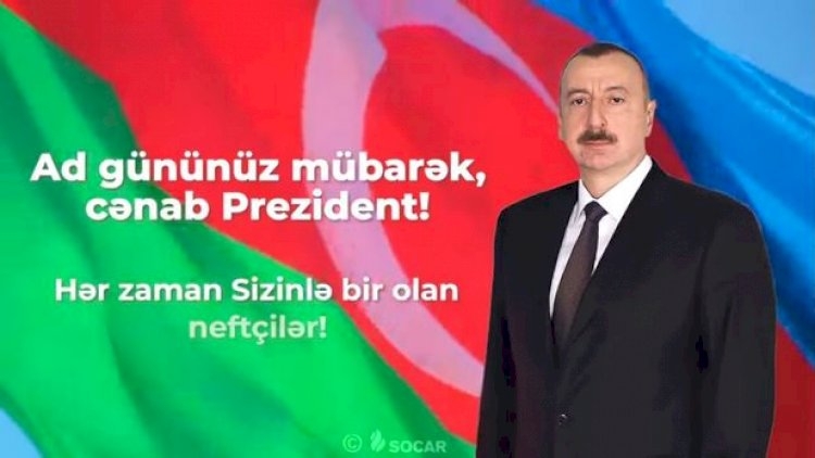 SOCAR-dan Prezidentə təbrik