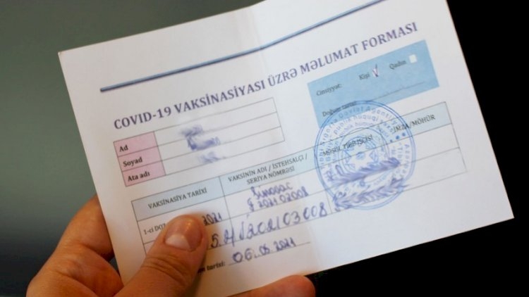 "COVID pasportunun müddəti fevralda bitir" - Prezidentin köməkçisi