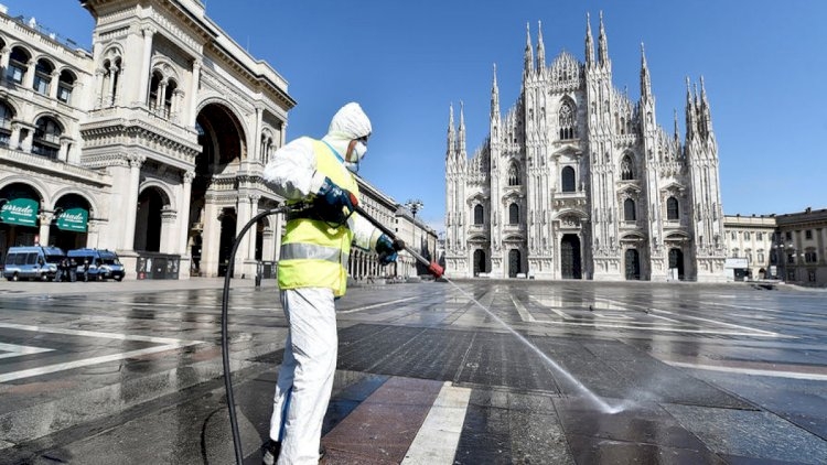 İtaliya: Ölkənin yarısı "sarıya boyanıb"