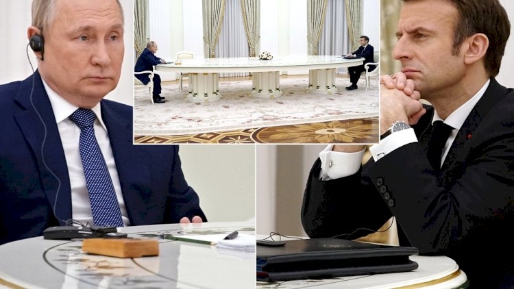 Kremlin uzun masası: Makron "rus testi"ndən keçməyib