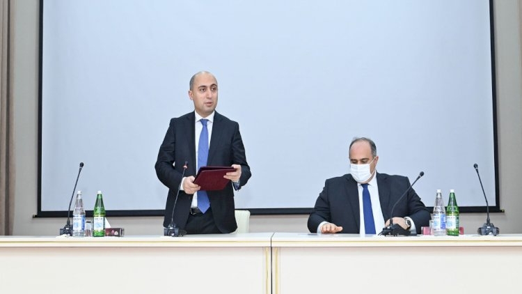BSU-nun yeni rektoru kollektivə təqdim edildi - Foto