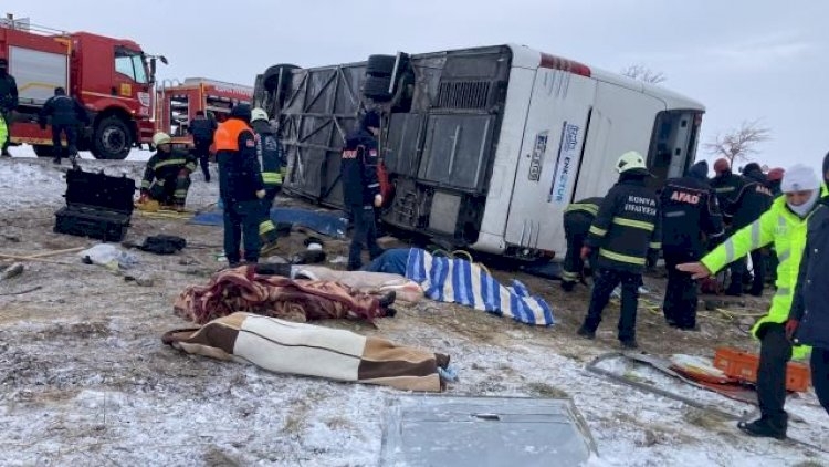 Türkiyədə avtobus aşdı: 5 turist öldü