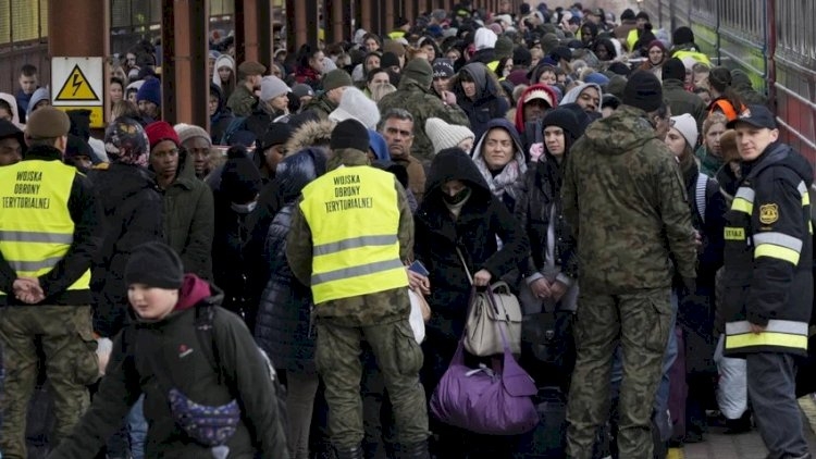 Ukraynadan 600 mindən çox qaçqın Polşaya daxil oldu