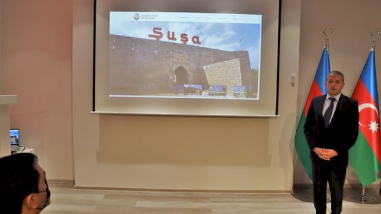 Şuşa Şəhəri Dövlət Qoruğu İdarəsinin rəsmi internet saytının təqdimatı oldu - Fotolar