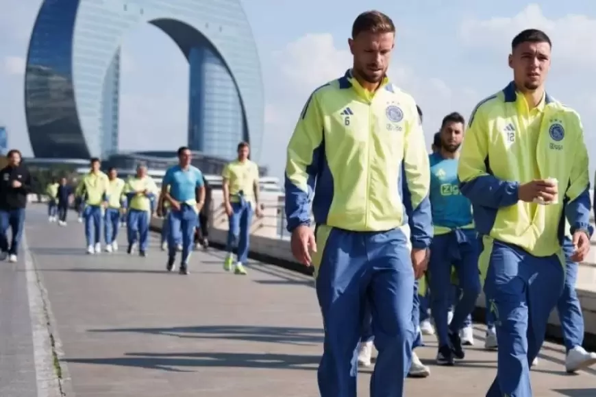 "Ayaks" futbolçuları Bakını gəzdilər - VİDEO